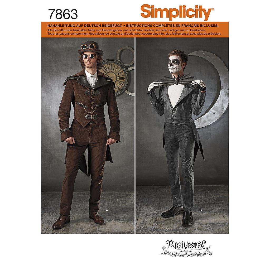 Patron Simplicity S1039 Patron Déguisement Homme