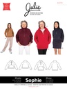 Patron Jalie 4674   SOPHIE - Kangourou demi-zip
