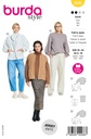 Patron Burda 5590 - Veste et pull