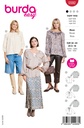 Patron Burda 5592 - Blouses