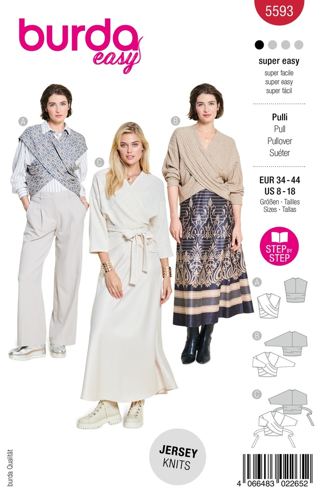 Patron Burda 5593 - Pull