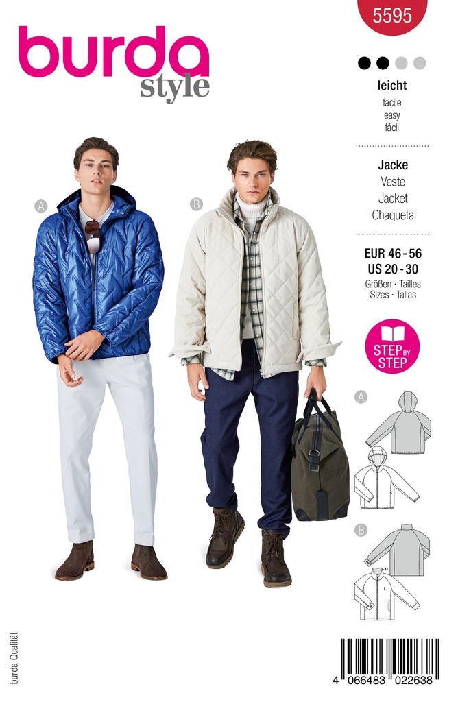 Patron Burda 5595 - Veste de ski