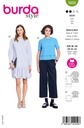 Patron Burda 5609 - Robe et t-shirt