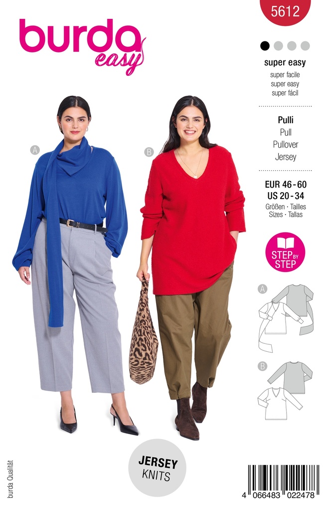 Patron Burda 5612 - Pull
