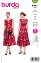 Patron Burda 5618 - Robe