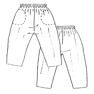 Patron Frégoli N°215 Pantalon taille élastiquée, tailles 4 à 10 ans - 4/10 Ans - 