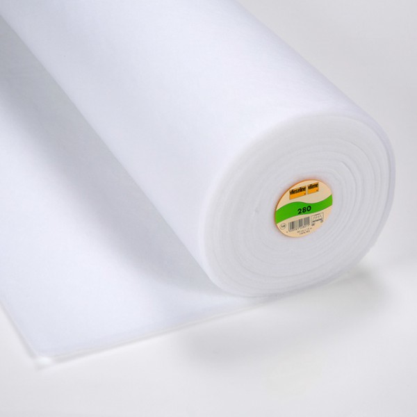 280 Entoilage molletonné léger - moyen - blanc - 90cm x 15m