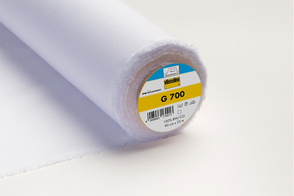 G700 Entoilage tissé mi - lourd 90cm - blanc - 25m