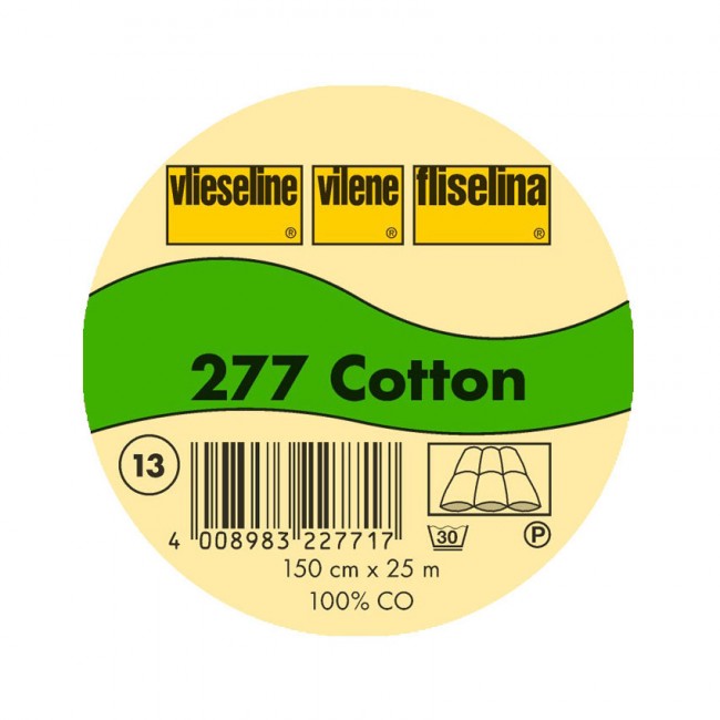 277 Coton Entoilage volumineux - blanc  - 150 cm x 25 m#
