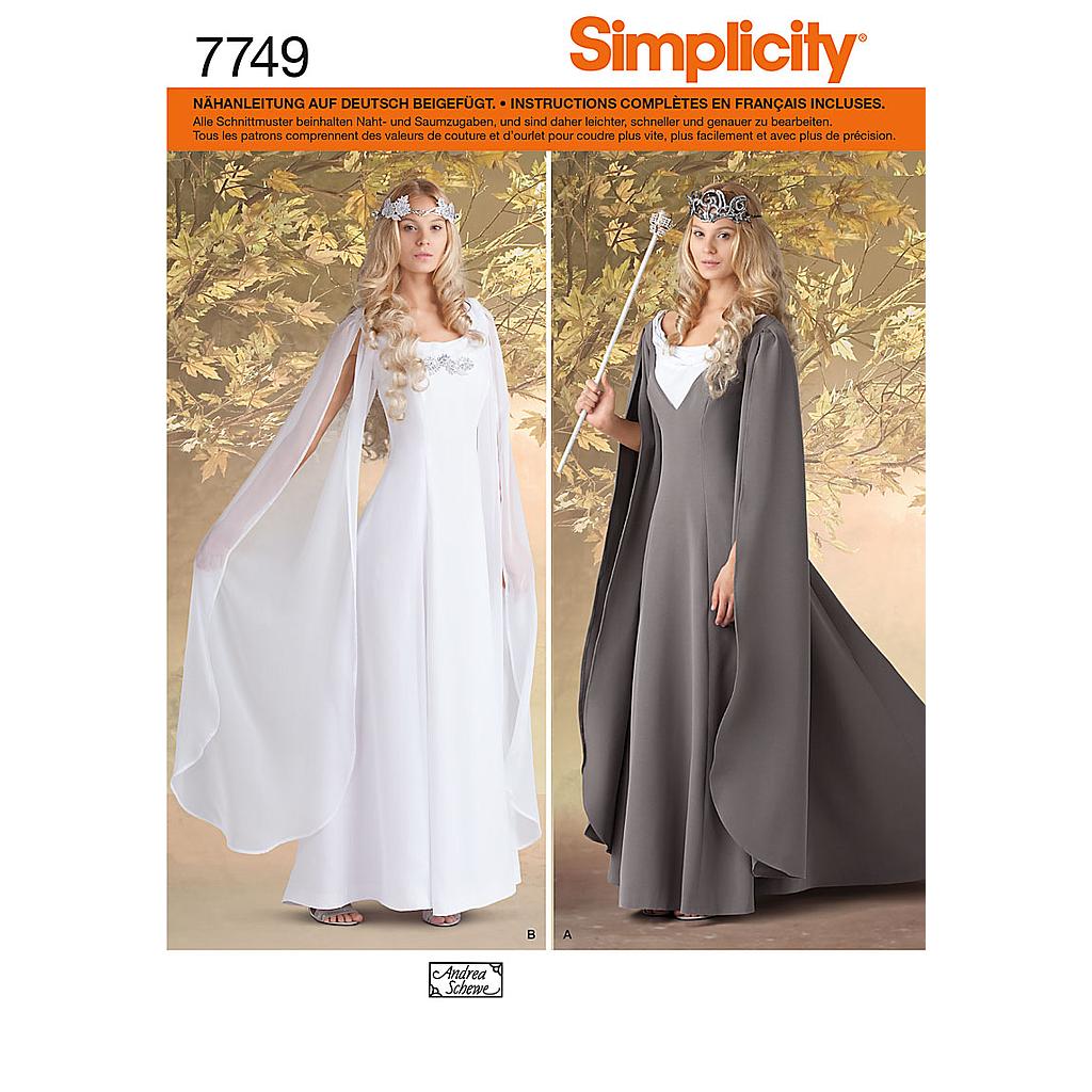 Patron Simplicity 1551 - Déguisement Costume historique 