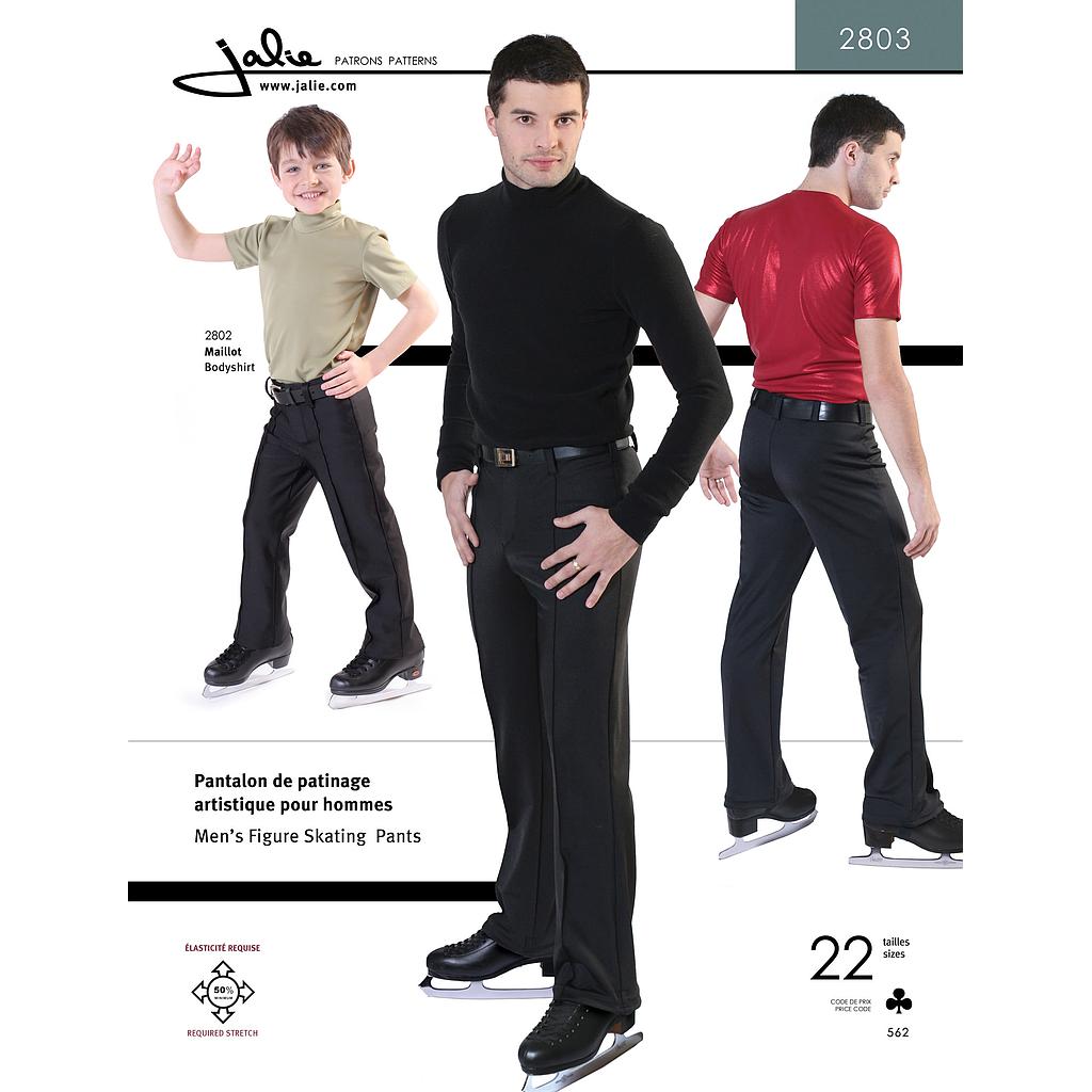 Patron Jalie 2803 Pantalon de patinage pour hommes