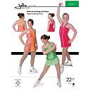 Patron Jalie 2557 Robe de patinage froncée au devant