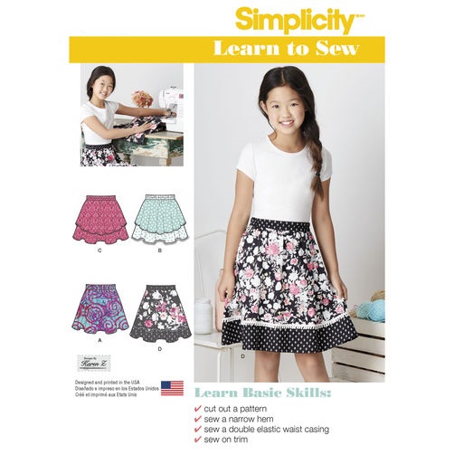 Patron Simplicity 8106 Jupe enfant 