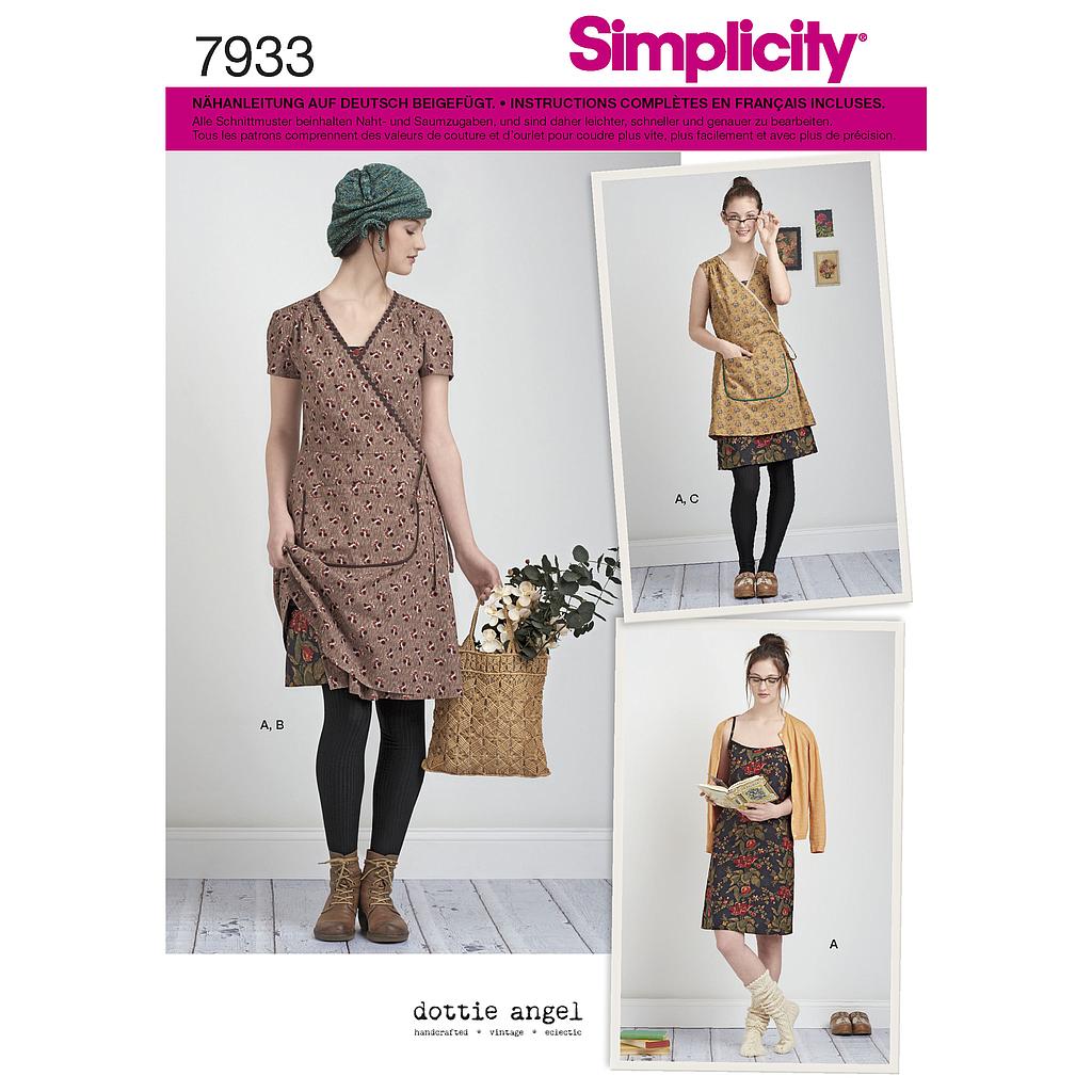 Patrón Simplicity 7933.D5 Vestido Mujer