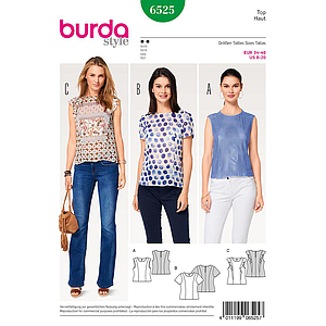 Patron Burda 6525 Top