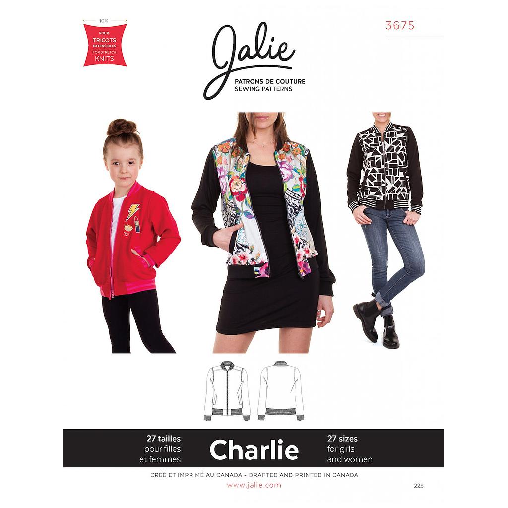 [JAL-3675] Patron Jalie 3675 Charlie - Blouson aviateur