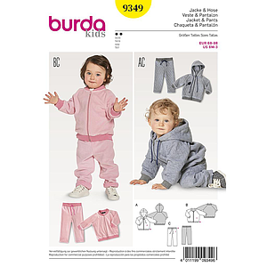 Patron Burda Kids 9349 Veste et pantalon