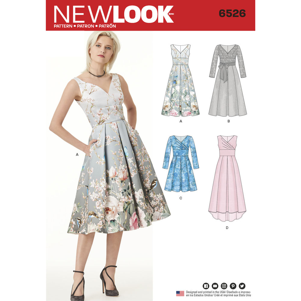 Patron New Look 6526 Robe