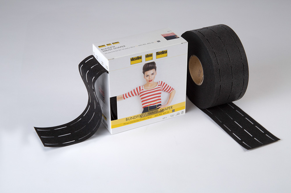 GP 3 Cinta perforada - grafito - 50m x 7cm (10-25-25-10mm) 