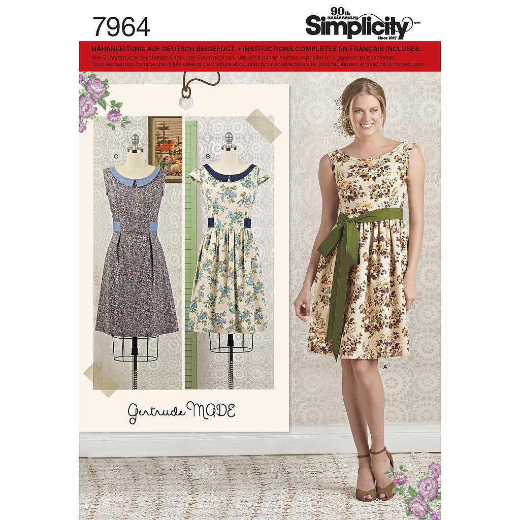 Patron Simplicity 7964 Robe femme 