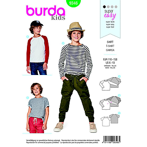 Patrón Burda  Kids 9346 Camiseta