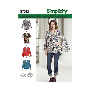 Patron Simplicity 7012  Blusa