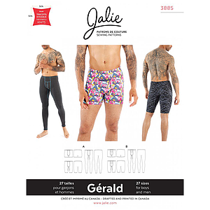 Patron Jalie 3885 Ropa interior - Gérald