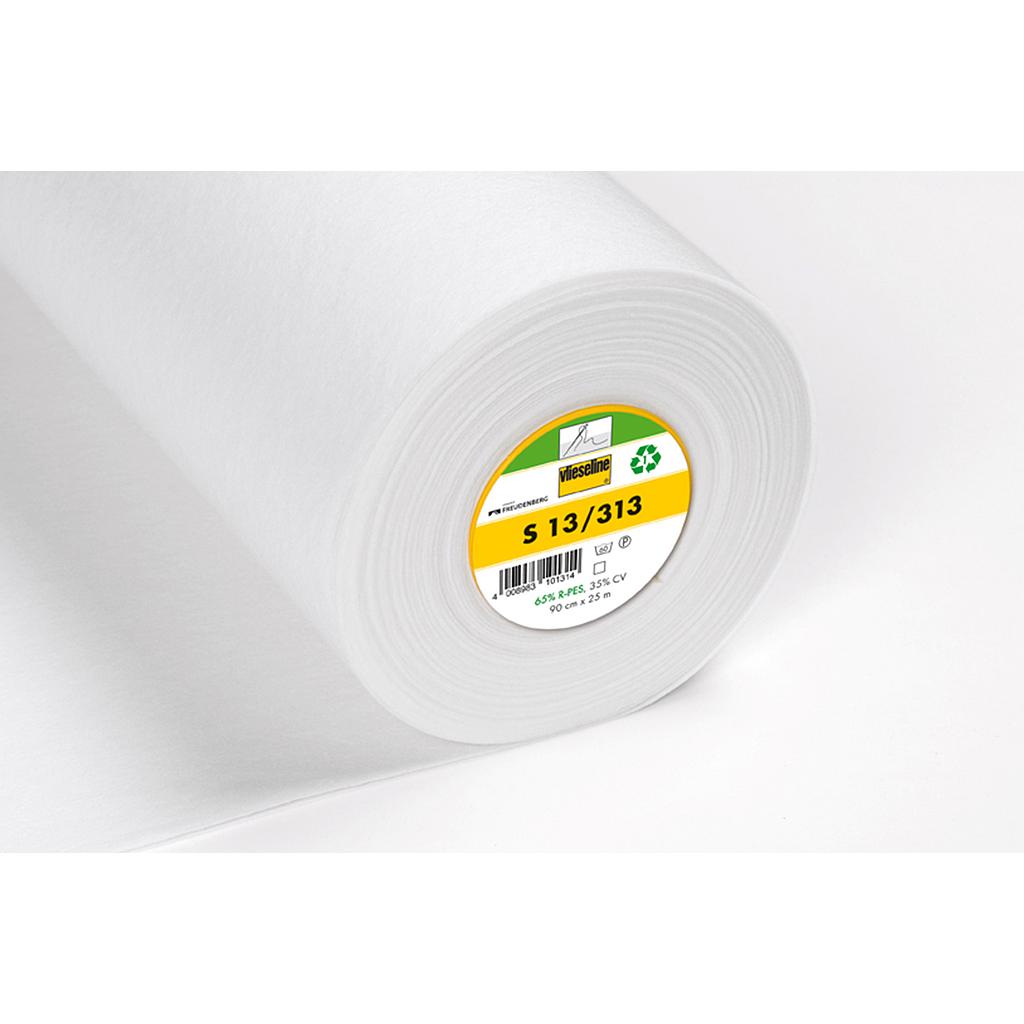 [53613741] S13 Entoilage à coudre Vlieseline blanc 90 cm x 25m