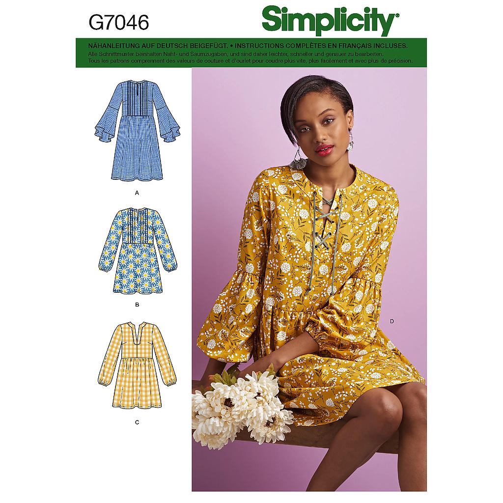 Patron Simplicity 7046 robe pour femme#