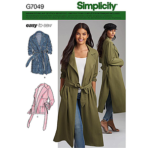 Patron Simplicity 7049 veste pour femme