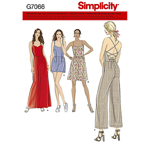 Patron Simplicity 7066 robe et combinaison