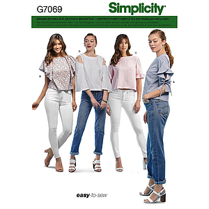 Patron Simplicity 7069 Haut femme du 34 au 50