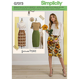 Patron Simplicity 8652 Jupe femme#