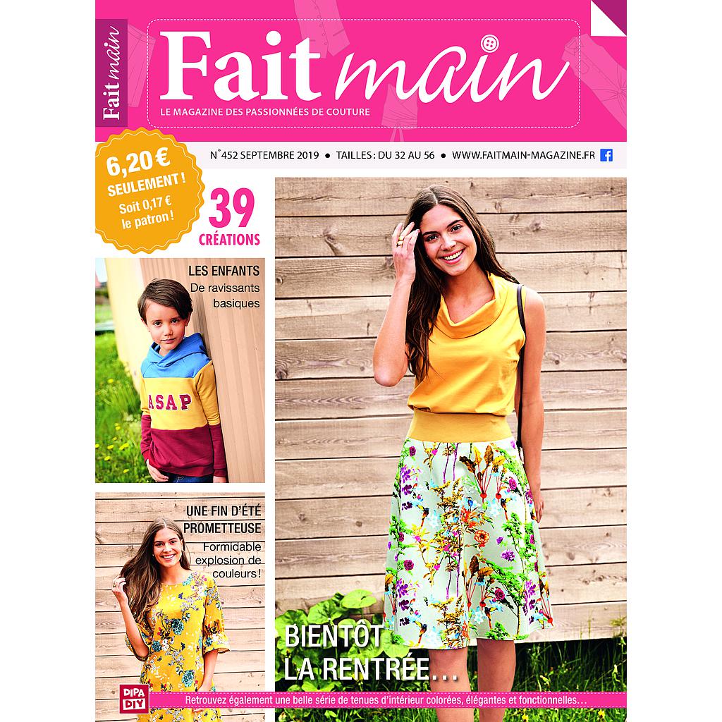 FAIT MAIN MENSUEL N° 452 - 09/ 2019