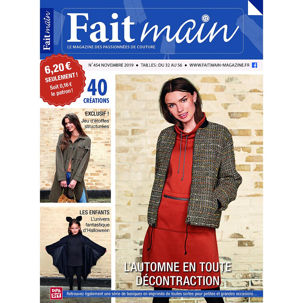 FAIT MAIN MENSUEL N° 454-11/ 2019