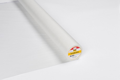 H 410 Entoilage thermocollant souple - anthracite - 90cm x 25m