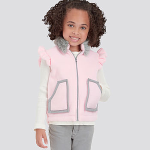 Patron Simplicity 9193- Blouson Enfant sans manches de 97 à 132 cm