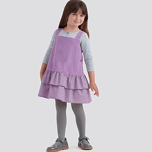Patron Simplicity 9196 - Robe à bretelles Enfant de 3 à 8 ans (97 à 132 cm)#
