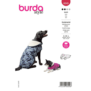 Patron Burda 6049 - Manteau pour chien du S au L