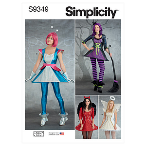 Patron Simplicity 9349 - Divers costumes pour femmes du 34 au 50 FR
