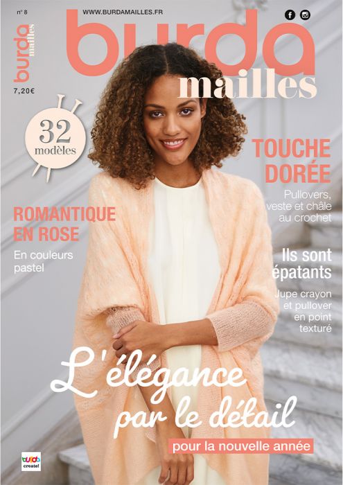 [DIP-REV-11138-8] BURDA MAILLES - N°8 - bimestrielle