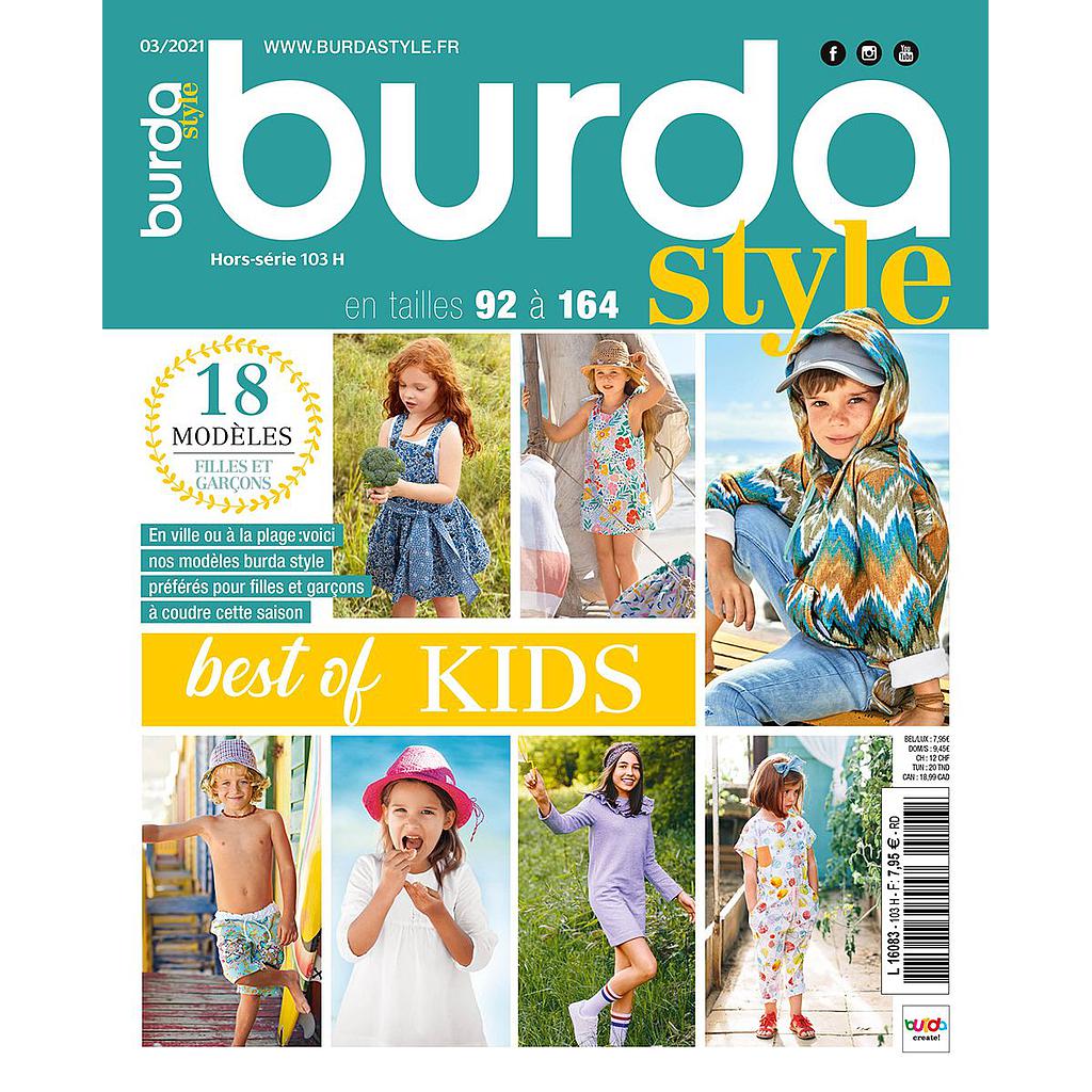 [DIP-REV-16083-103H] BURDA STYLE HS BEST OF KIDS - N°8-103H