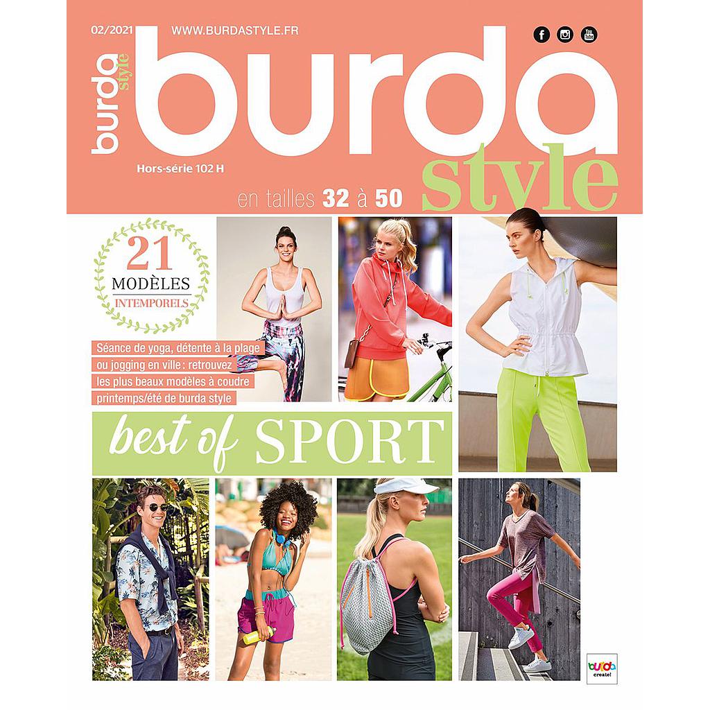 [DIP-REV-16083-102H] BURDA STYLE HS BEST OF Sport - N°102H