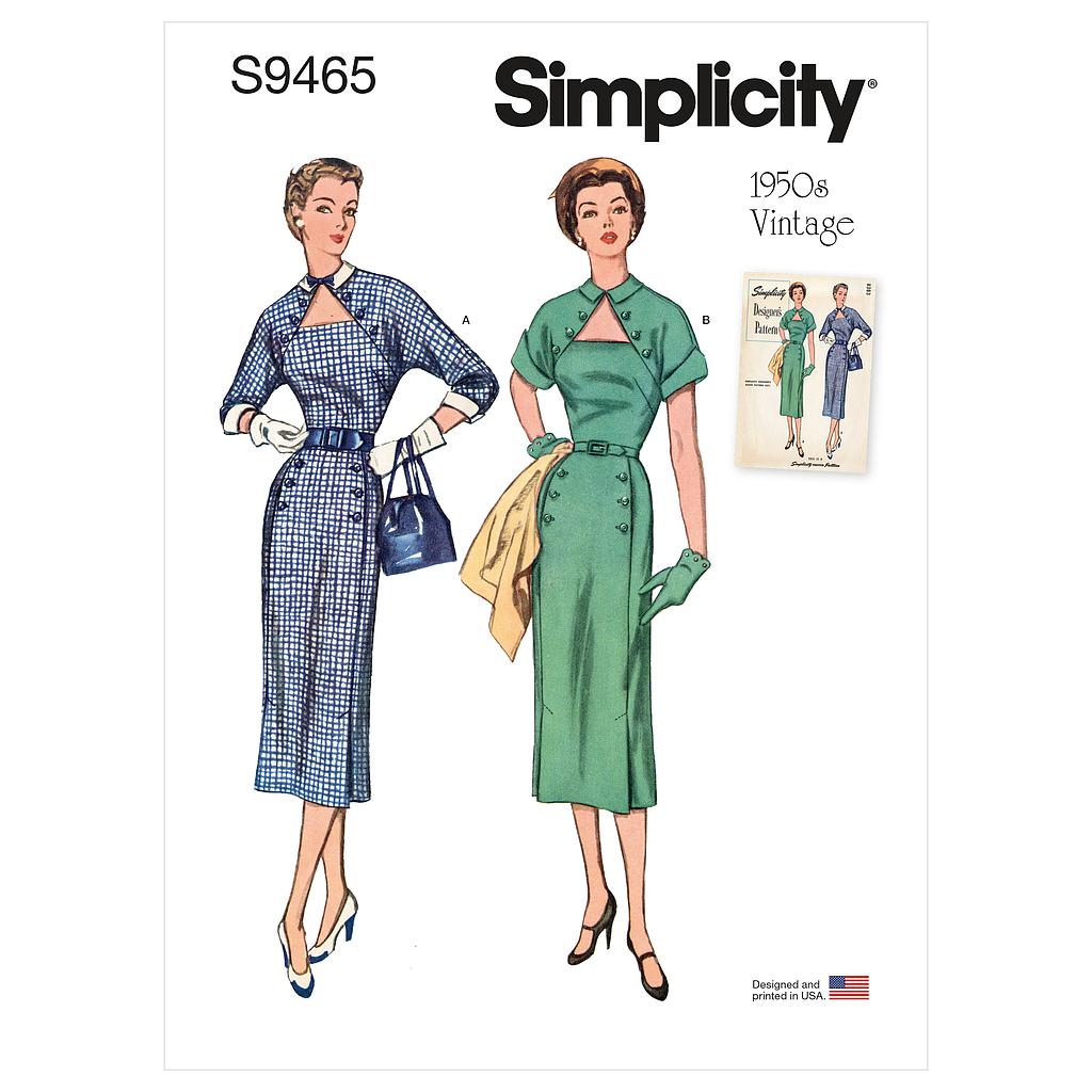 Patron Simplicity 9465 - Robe pour jeunes filles