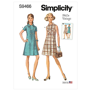 Patron Simplicity 9466 - Robe pour jeunes filles