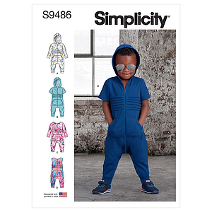 Patron Simplicity 9486 - Combinaison en maille pour tout petits