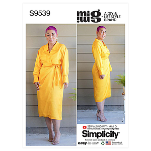 Patron Simplicity 9539 - Robe pour jeunes filles