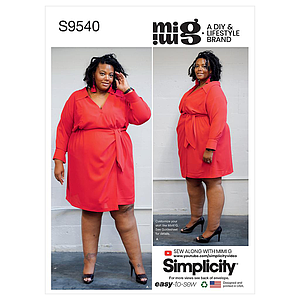 Patron Simplicity 9540 - Robes pour dames