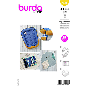 Patron Burda 5834-Accessoires bébé