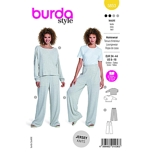 Patron Burda 5853-Homewear